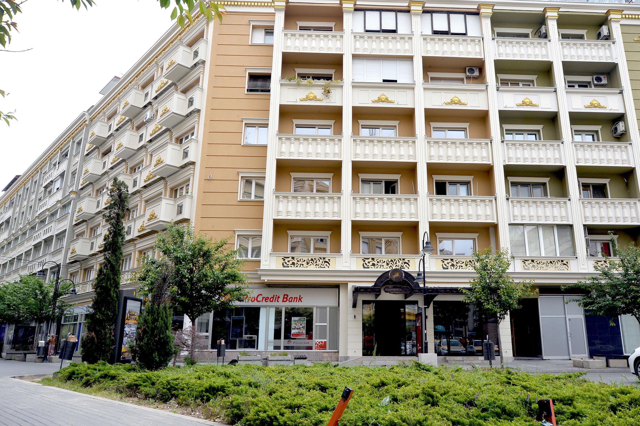 Alexandar Square Boutique Hotel Skopje Bagian luar foto